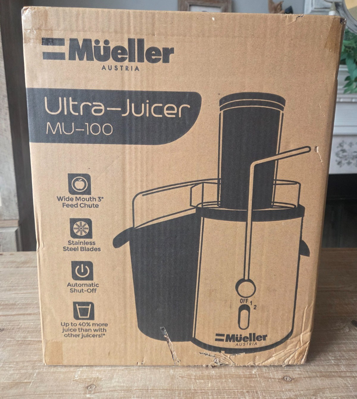 Mueller Austria Ultra Juicer MU-100 Centrifugal Juicer NIB