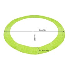 8FT Trampoline Pad Trampoline Replacement Safety Pad Trampoline Protection Pad