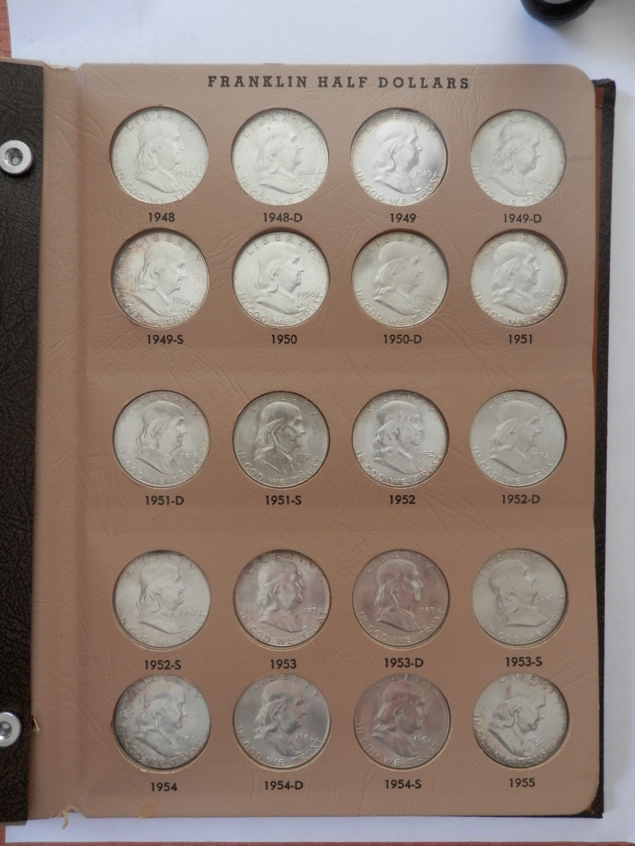 Franklin Half Dollar Complete Set BU | eBay