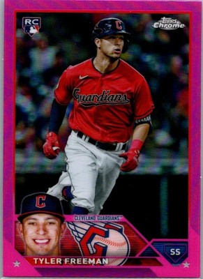 2023 Topps Chrome #16 Tyler Freeman Pink Refractors