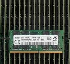 SK Hynix 32GB DDR4 3200 Laptop ECC SODIMM RAM PC4-3200AA-TG1 for DELL HP Lenovo