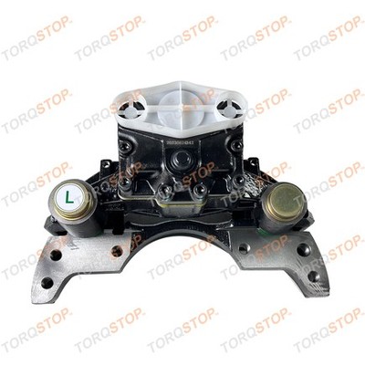 Torqstop CAW005L New Pan 19 Air Disc Brake Caliper Left, With Carri for Wabco