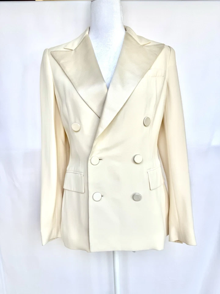Blazer Chaqueta de Seda Colección Ralph Lauren Etiqueta Púrpura Nuevo con Etiquetas $2990 Elegante Elegante Elegante de Lujo Foto 2 de 4
