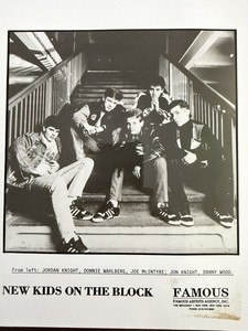 New Kids On The Block Vintage Press Photo