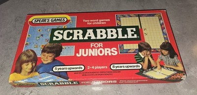 Vintage Scrabble for Juniors (1959) Brettspiel - vollständig