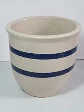 RRP Robinson Ransbottom Pottery Stoneware Utensil Crock Roseville, Ohio Vintage