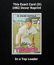 Al Kaline 1982 Dover Reprint of 1967 Topps Card #30 _ EXACT CARD (D)