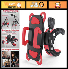 SlimClip Mic Stand Phone Holder - Adjustable Clamp Mount for iPhone, Samsung, An