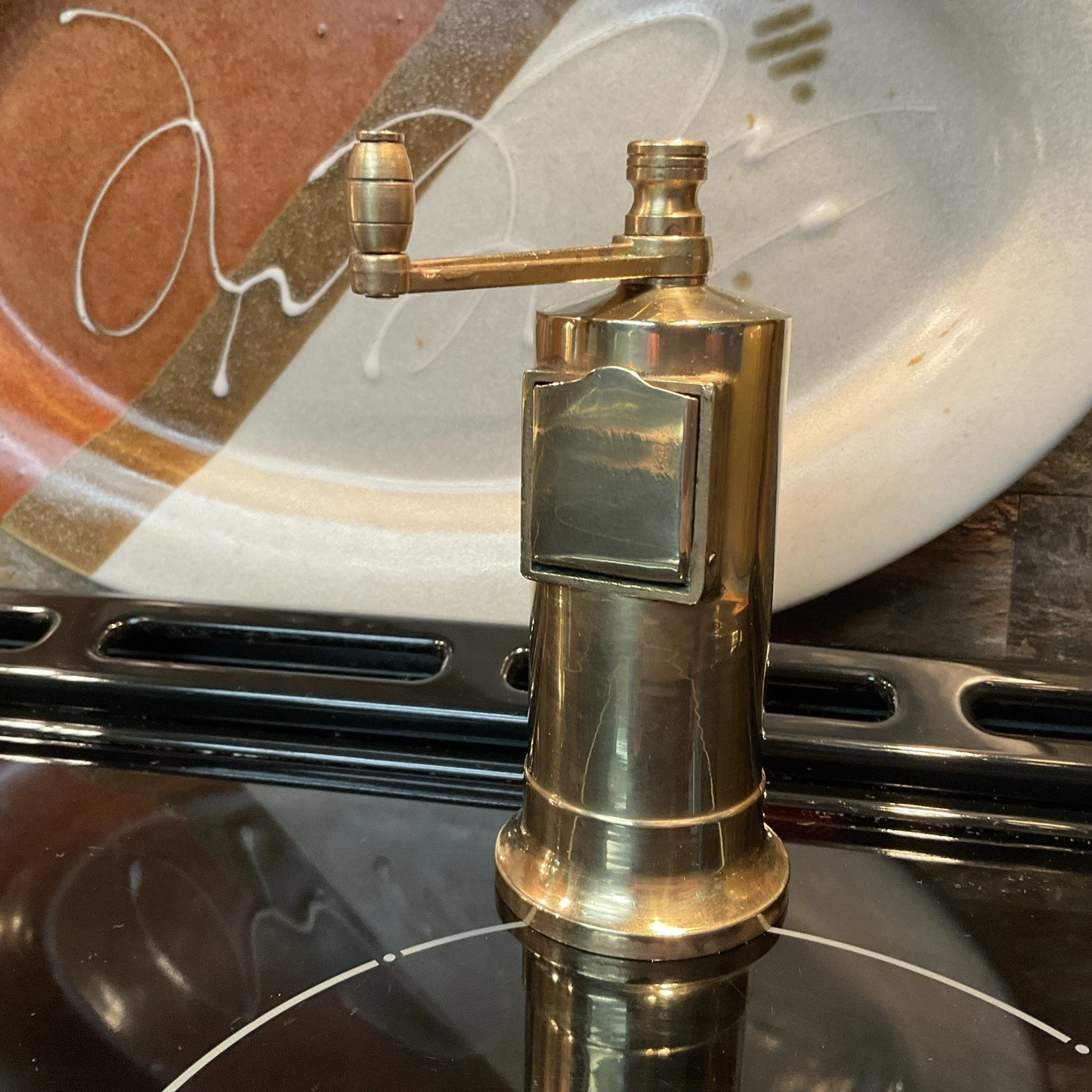 VINTAGE BRASS PEPPER SPICE MILL GRINDER 5.5"
Opens in a new window or tab