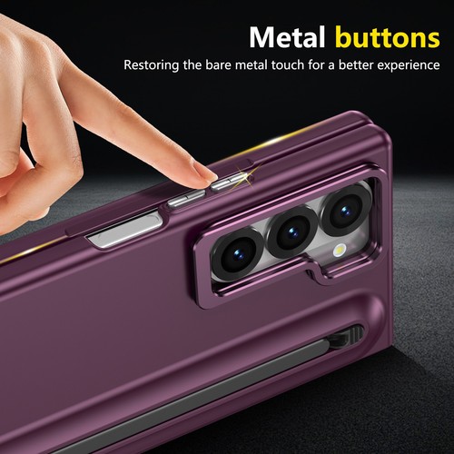 Shockproof Stand Pen Slot Case +Screen Protector+Stylus For Samsung Z Fold 7/6 - Picture 20 of 73