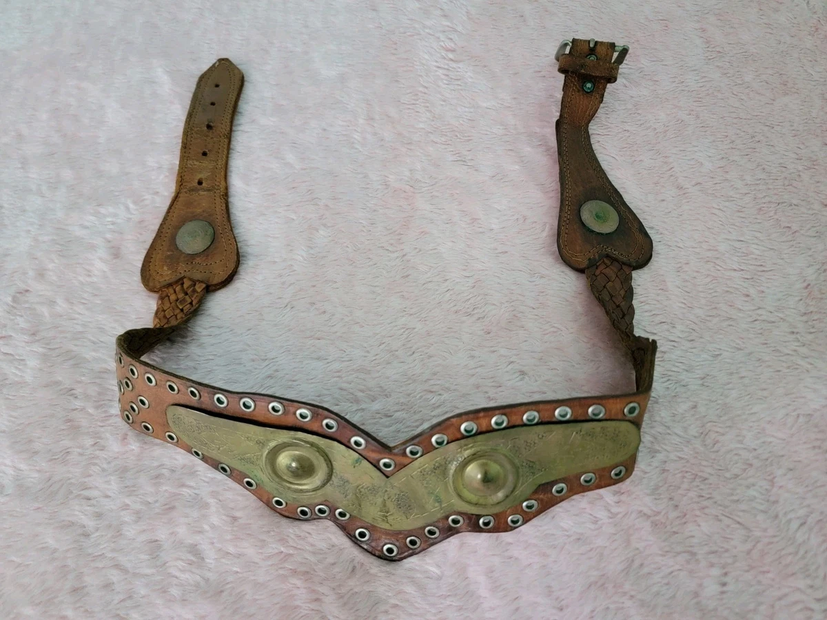 Concho Belt Brown Wide Belts for Women for sale | eBay display picture 2
