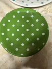 Fiesta SIDE/SALAD Plate - 7" - SHAMROCK with WHITE DOTS