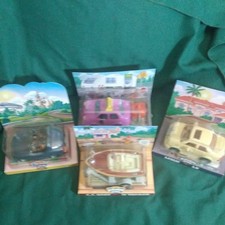 Chevron Toy Cars, Vintage Collectibles, lot of 4