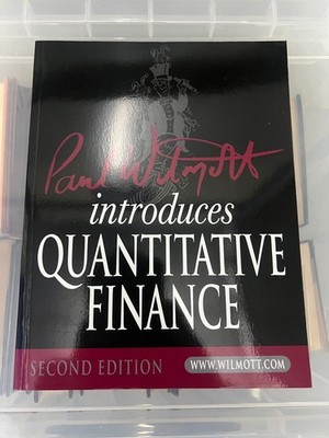 PAUL WILMOTT INTRODUCES QUANTITATIVE FINANCE - PAUL WILMOTT - NEW PAPERBACK