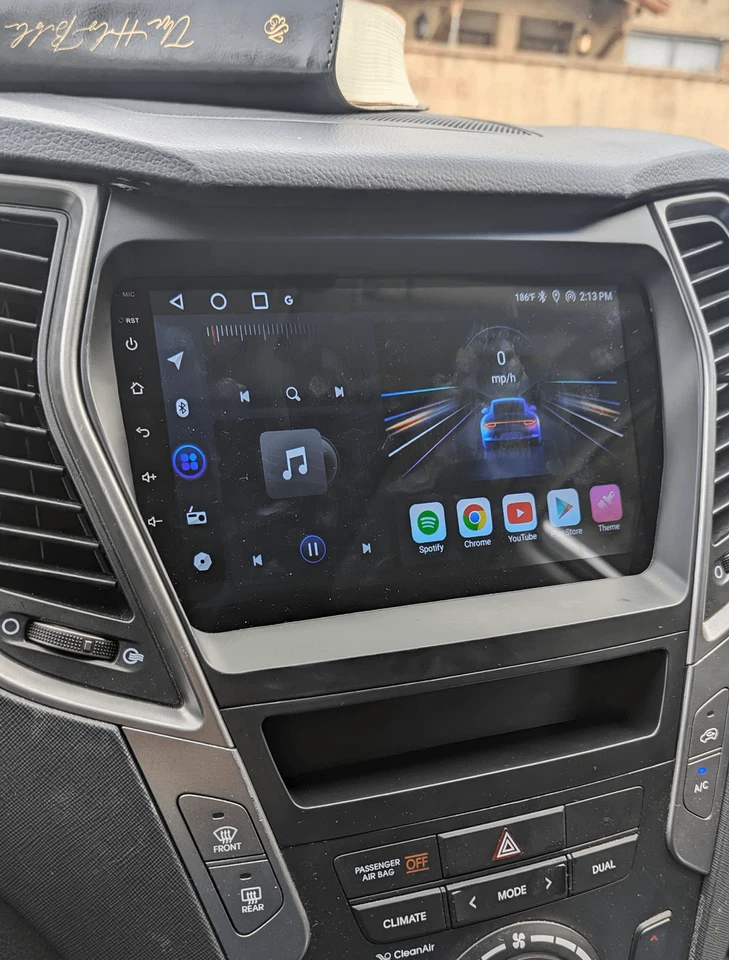 32GB For Hyundai Santa Fe IX45 2013-2018 Android 13 CarPlay Car GPS Stereo Radio - Image 2 of 4