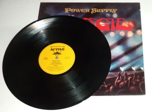 12" VINYL RECORD by BUDGIE "POWER SUPPLY" (1980) ROCK, HARD / ACTIVE ACT LP 1 - Picture 4 of 4