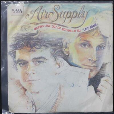 Air Supply - Making Love Out Of Nothing At All / Late Again - Vinyl V008024