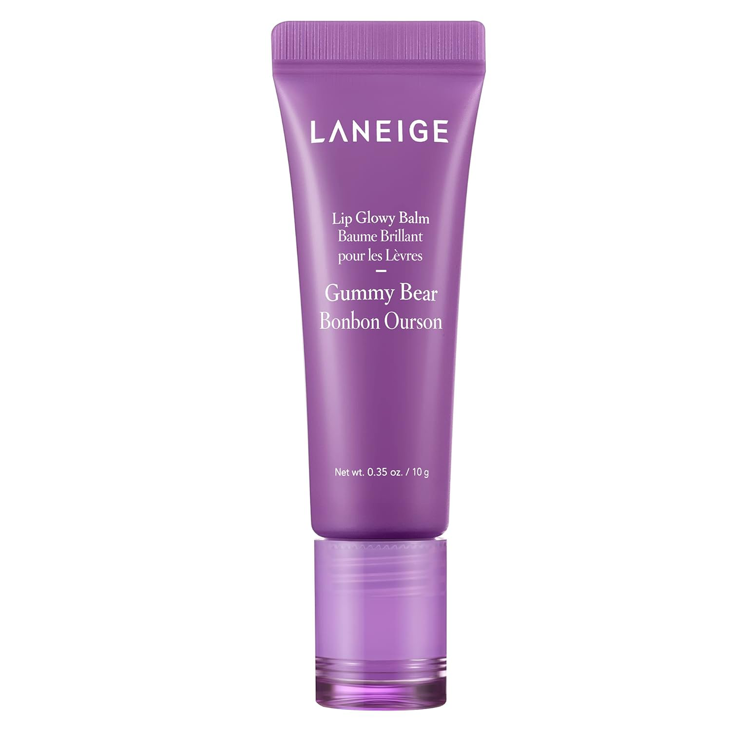 LANEIGE Lip Glowy Balm in Gummy Bear 0.16 oz Hydrating Glossy Tint for Moisturized Lips  