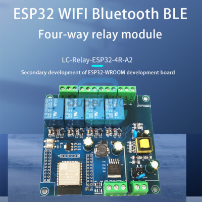 ESP32 WIFI Bluetooth BLE four-way Relay Module ESP32-WR Development Board