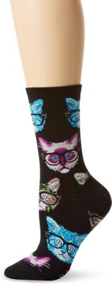 Socksmith Womens Kittenster Casual Sock 1 PAIR