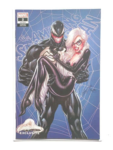 Amazing Spider-Man #2 J. Scott Campbell NM Cover C Venom Black Cat 2018 Series