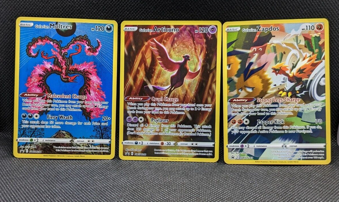 Pokemon Trading Card Game Sword Shield Articuno, Zapdos Moltres Exclusive  Special Edition 2 Booster Packs, 3 Promo Cards Coin Pokemon USA - ToyWiz