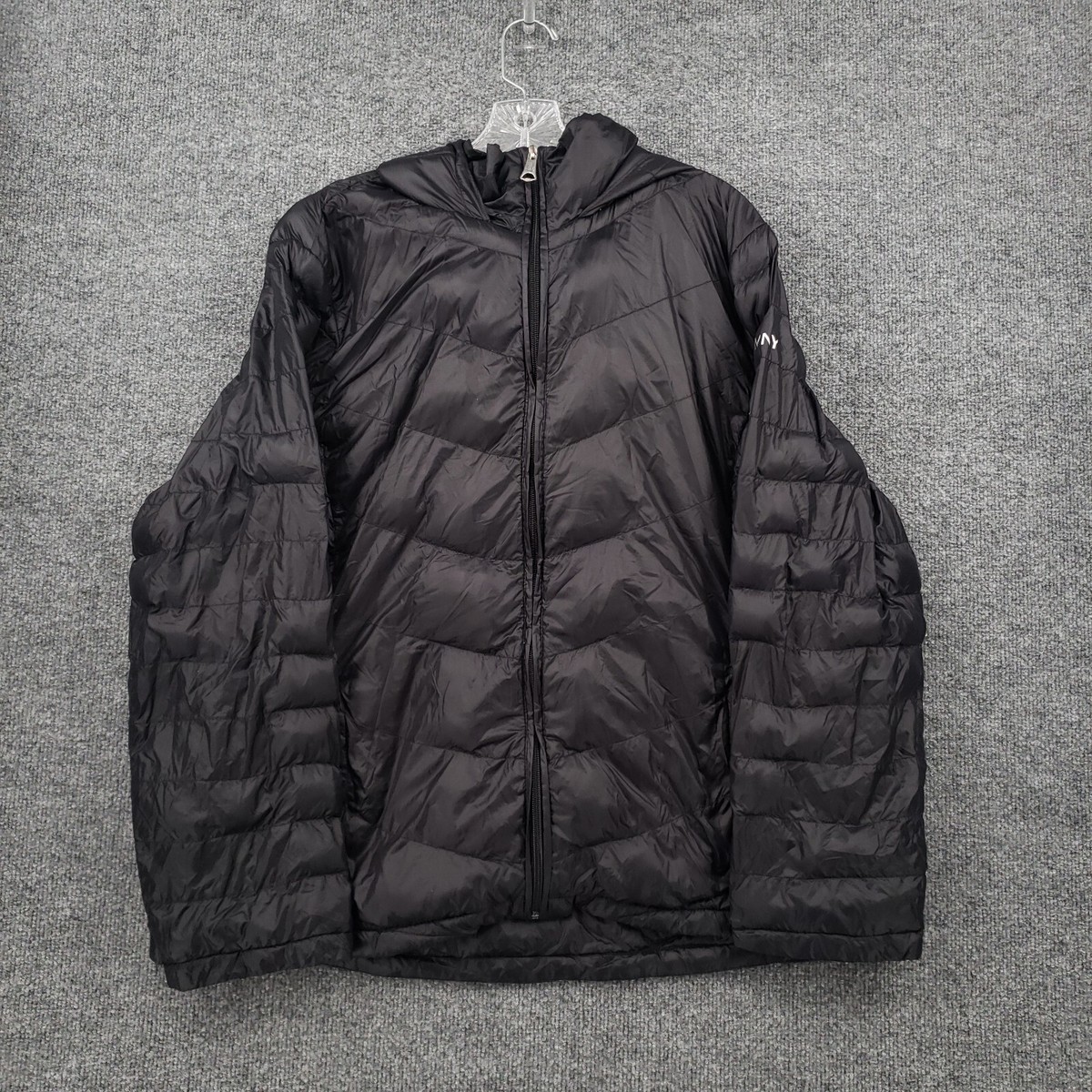 MNY Andrew Marc Jacket Mens 2XL Black Full Zip Puffer Quilted