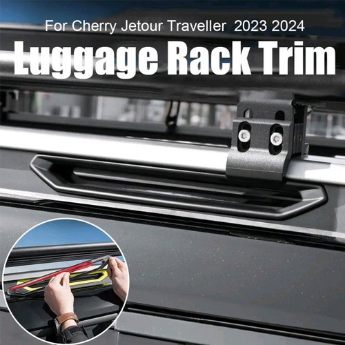 6Pcs Car Roof Luggage Rack Strip Plate Cover Trim Decoration for Jetour for T2 - Picture 6 of 13