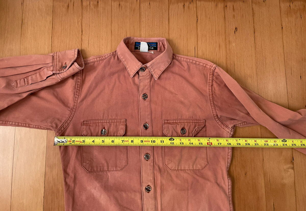 Vintage Patagonia Button Up Shirt 80s Big Label Mens XS Vintage Patagonia Button Up Shirt 80s Big Label Mens XS