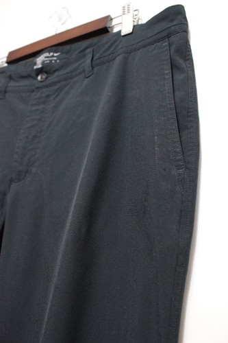 Pantaloni Nike Golf Dri Fit Uomo Taglia 36x32 Poliestere Nero Flat Front Golf - Foto 3 di 6