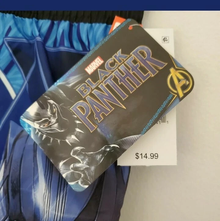 7 PARES Pantalones cortos/bañadores BLACK PANTHER MARVEL Talla S NUEVO Venta al por menor $15 por LOTE DE 7 Foto 2 de 4