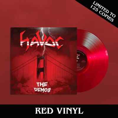 HAVOC - The Demos (LIM. 125 RED VINYL*HAND NUMBERED*US 80 s METAL KILLER)