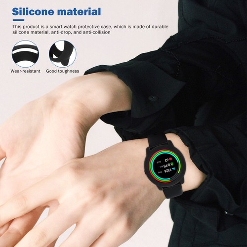 Etui ochronne na smartwatch zegarek silikonowe etui dekoracyjne koperta zegarka - Zdjęcie 7 z 12