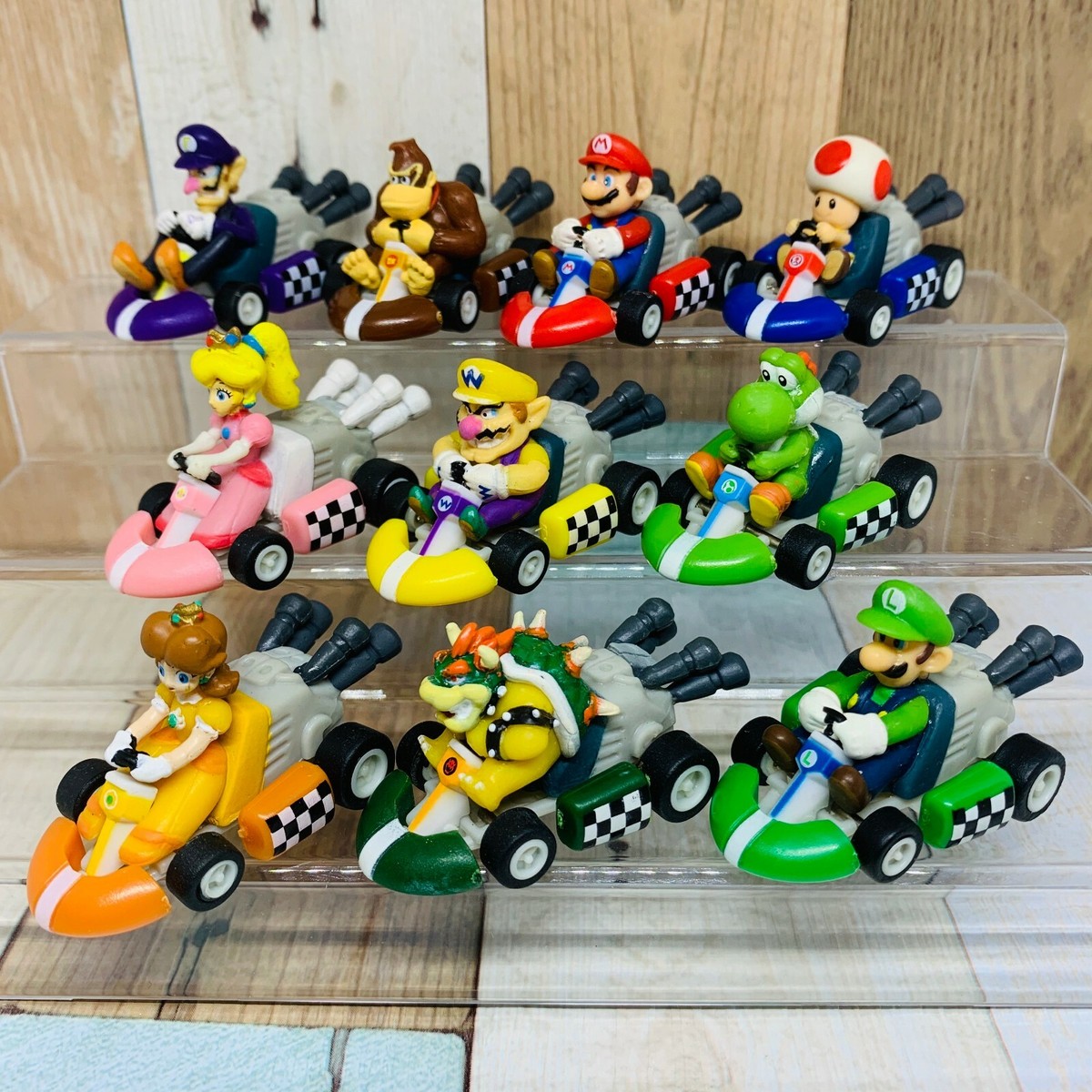 Nintendo 2008 Mario Kart Wii Pullback Car Set All 10 Types | eBay