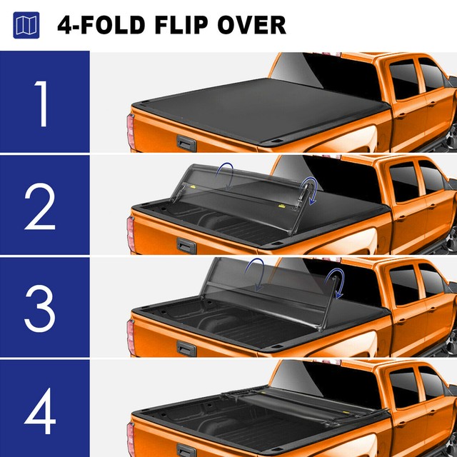 1x 5.5" Tonneau Cover Truck Bed for 2014-18 Toyota Tundra 1794 TRD SR5