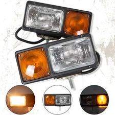 Universal Truck Snow Plow Light Headlight Lamp Turn Signal Snowplow Replacement