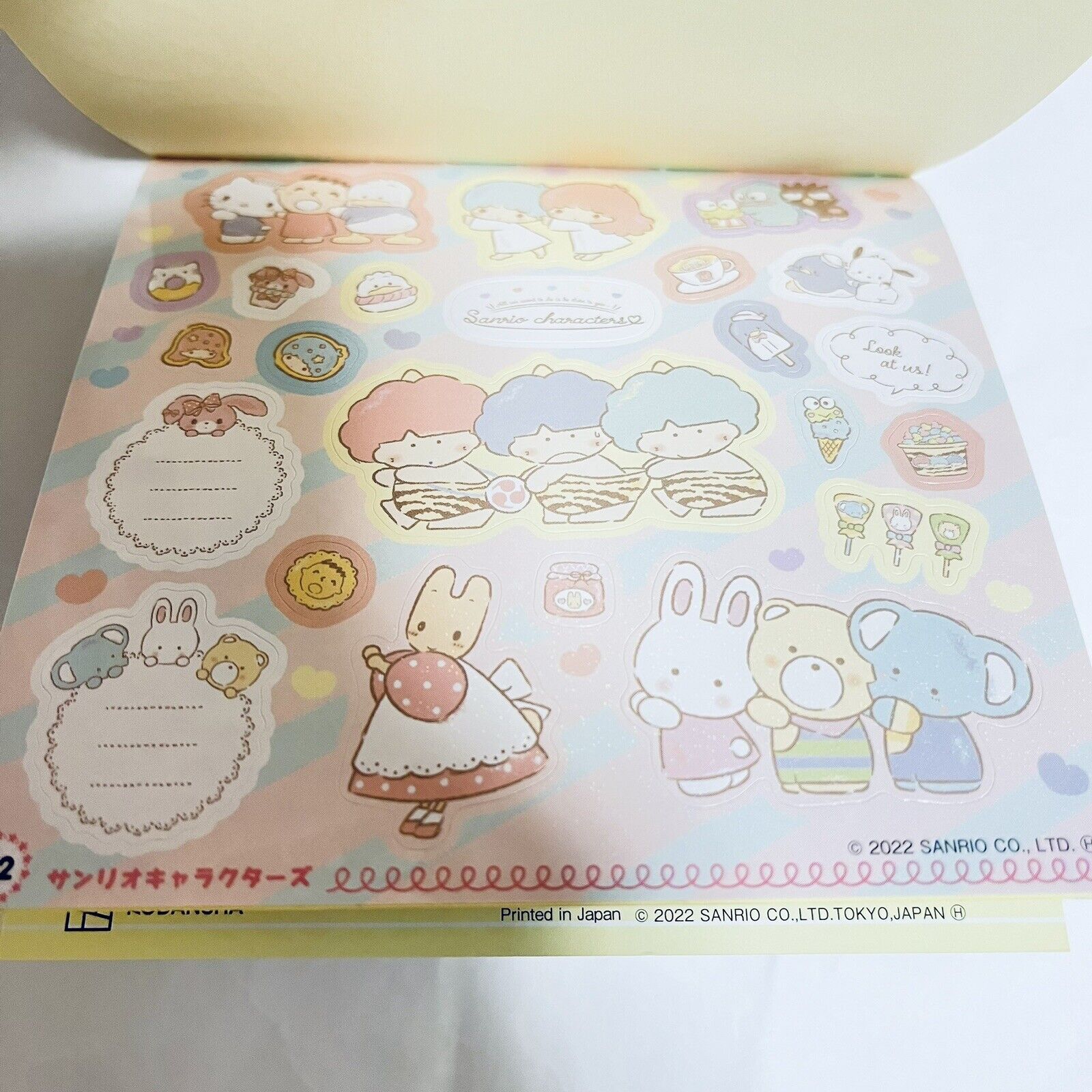 My Sanrio sticker book! 🩷 