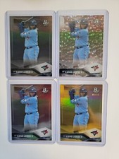 2021 Bowman Platinum Vladimir Guerrero Jr Gold /50, Aqua & 2 Base Card Lot