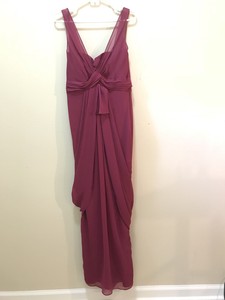 vera wang burgundy dress
