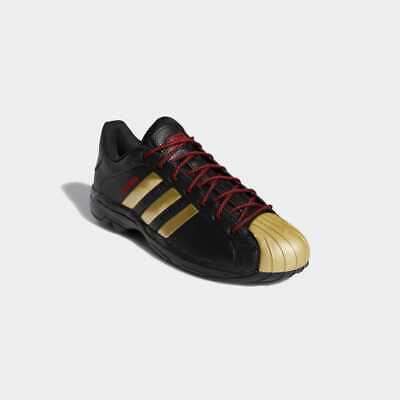 adidas Basketball PRO MODEL 2G LOW FX7101 Core Black Gold Metallic Scarlet  shoes | eBay تبييض