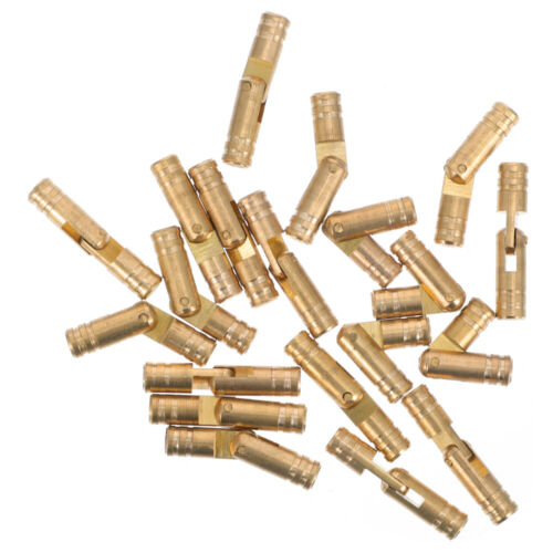  20 Pcs Cylindrical Hinge Copper Hinges Cupboard Jewlery Case - Picture 1 of 12