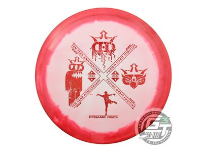 USED Dynamic Discs 10-YEAR Fuzion Orbit Fugitive 179g Red-White Midrange Disc