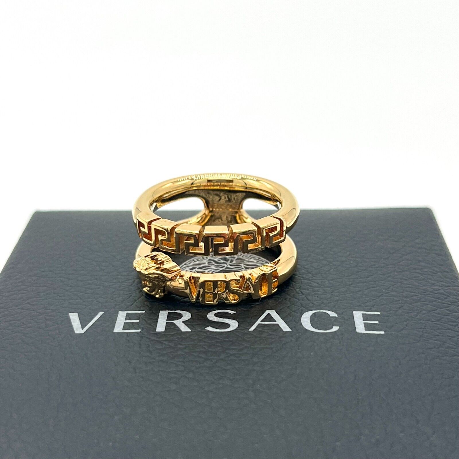 VERSACE Logo Ring | Holt Renfrew