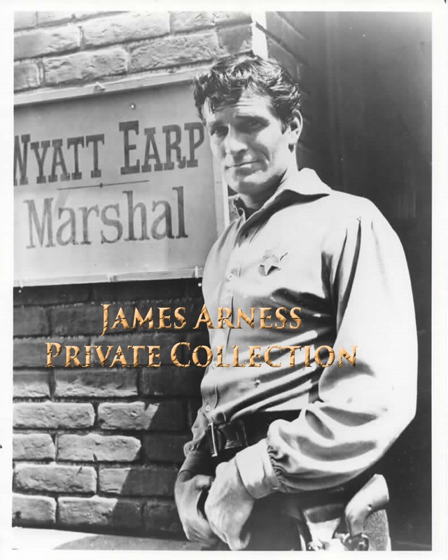 James Arness Gunsmoke Marshal Dillon Hugh O'Brian "Wyatt Earp"  Promo  Photo #3