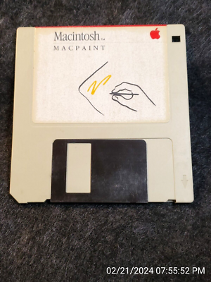 Apple Macintosh MacPaint 690-5011-D - Genuine Authentic Rare 1984