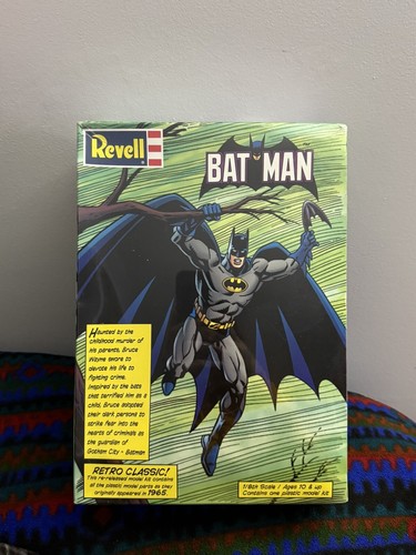 Revell Batman VTG 1999 1/8th Model Kit NEW SEALED #85-3636 Reissue 1960s Aurora - 第 1/6 張圖片