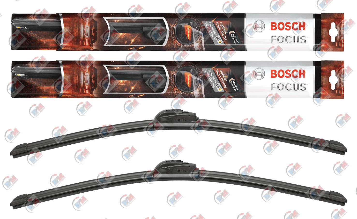 Bosch FOCUS NightView™ Premium Beam Wiper Blade SET 22" + 22" FS22