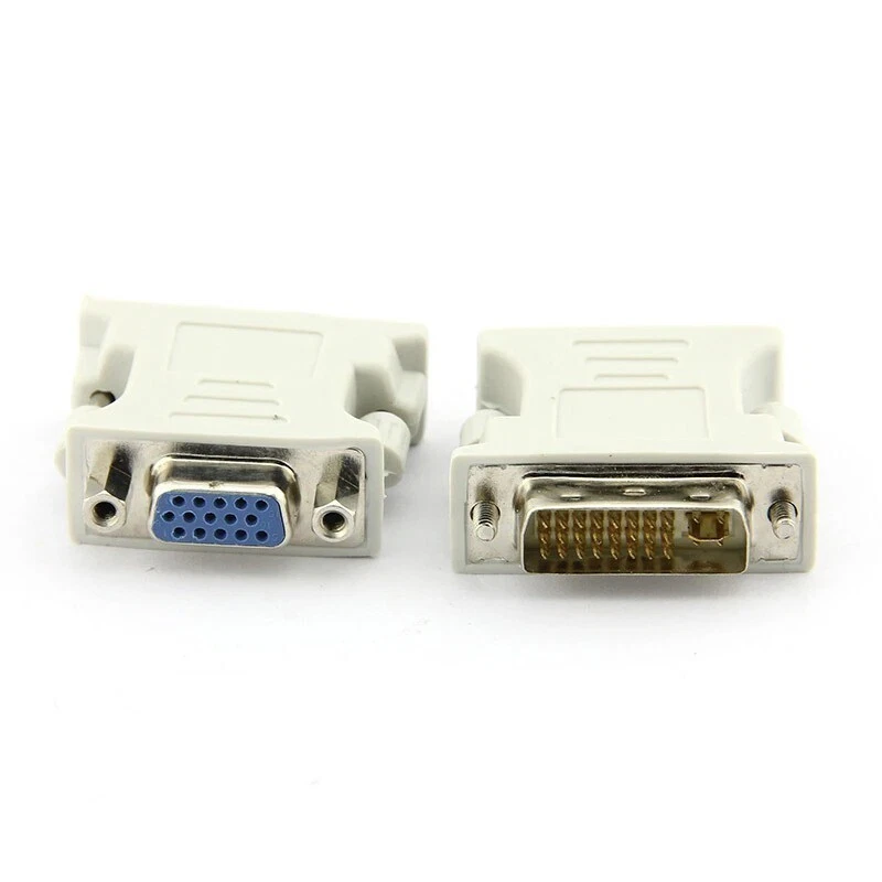 DVI to VGA Adapter DVI-I 29 Pin (24+5Pin) Dual Link SVGA D-Sub Female Converter - Image 2 of 2