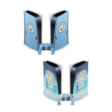 MAN CITY FC 2024 CHAMPIONS VINYL SKIN DECAL FOR SONY PS5 DIGITAL EDITION BUNDLE
