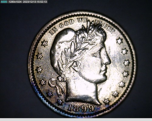 1899 barber quarter (3-431 2m4)